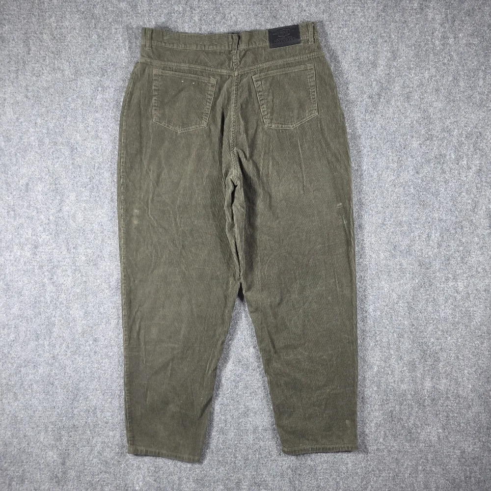 Route 66 Vintage 90s Corduroy Pants High Waist Olive 34x28 Gorpcore